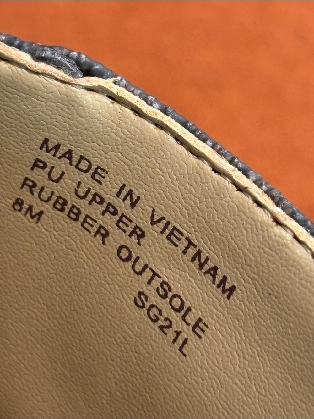 Michael Kors Brown Tan Denim Slide Mules with Gold MK Logo - Picture 5 of 5